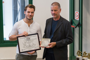 LYNX 2015 - Federico Sciuca premiato dall'Assessore Tassinari