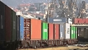traffico ferroviario container