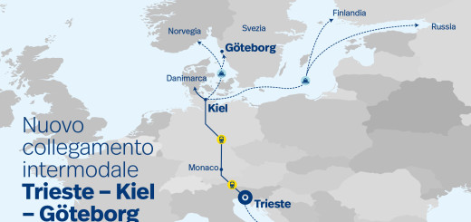 mappa nuovo treno Trieste Kiel via Monaco