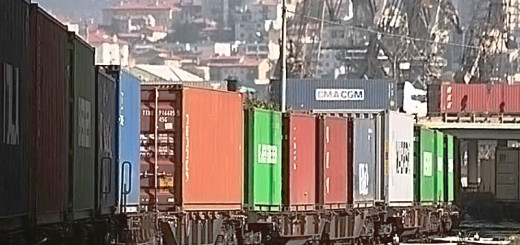 traffico ferroviario container