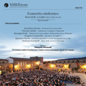 concerto sinfonico Castello di San Giusto