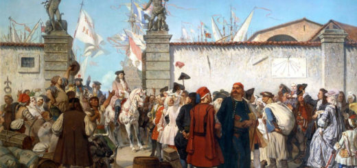 La proclamazione del porto franco di Trieste, 1885 Autore: Cesare dell'Acqua (Pirano, 22 luglio 1821 – Bruxelles, 16 febbraio 1905) - Trieste, Museo Civico Revoltella.
