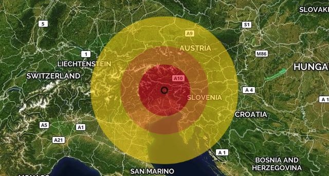 terremoto Verzegnis Friuli