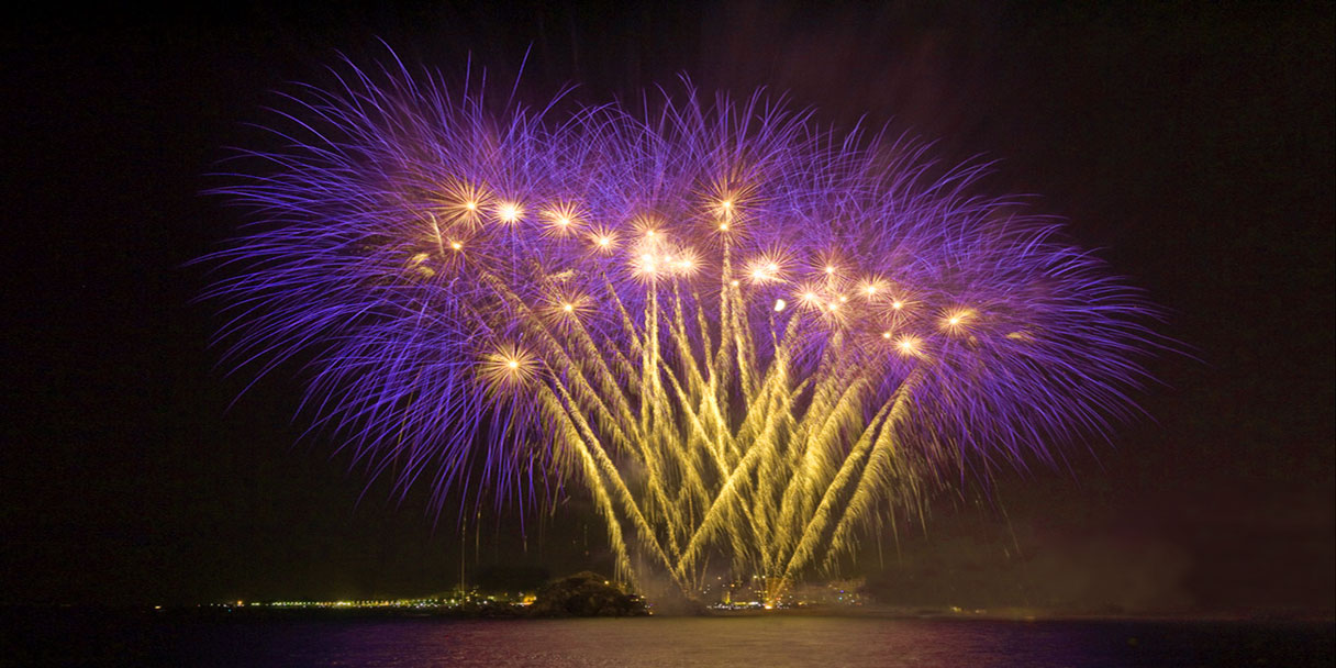 fuochi d'artificio pirotecnici a Portopiccolo Sistiana Trieste