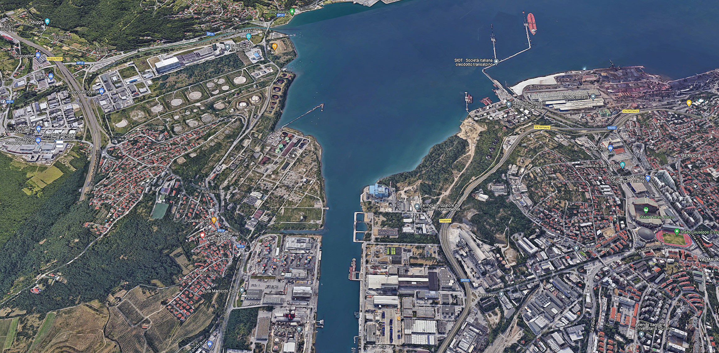 Trieste Servola Aquilina porto