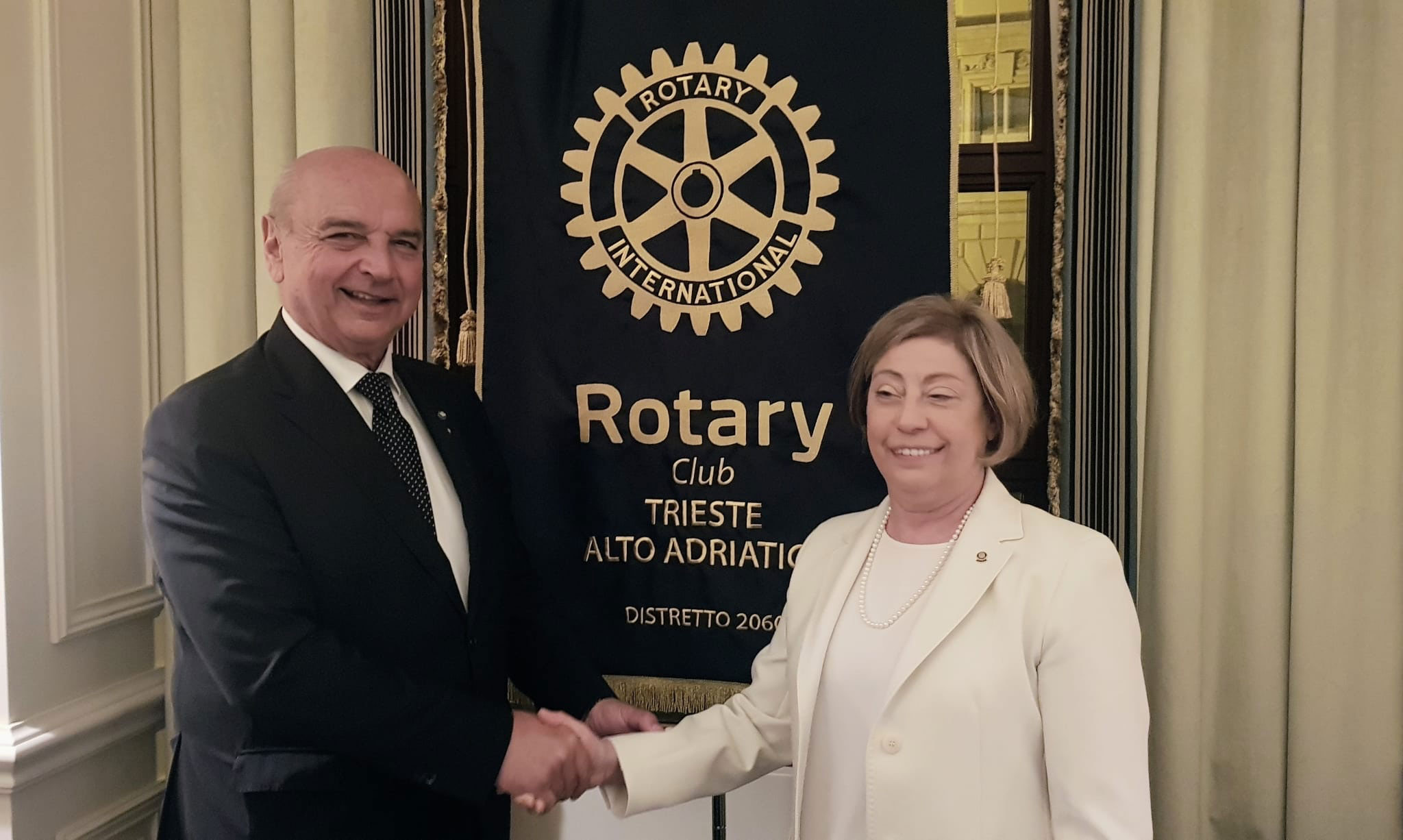 Roberto Dipiazza Maura Busico Rotary