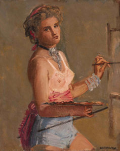 Felicita Frai Autoritratto, olio su tela, 48x40 cm, inv. 5119, Museo Revoltella - Galleria d’arte modera, Trieste (Foto Marino Ierman)