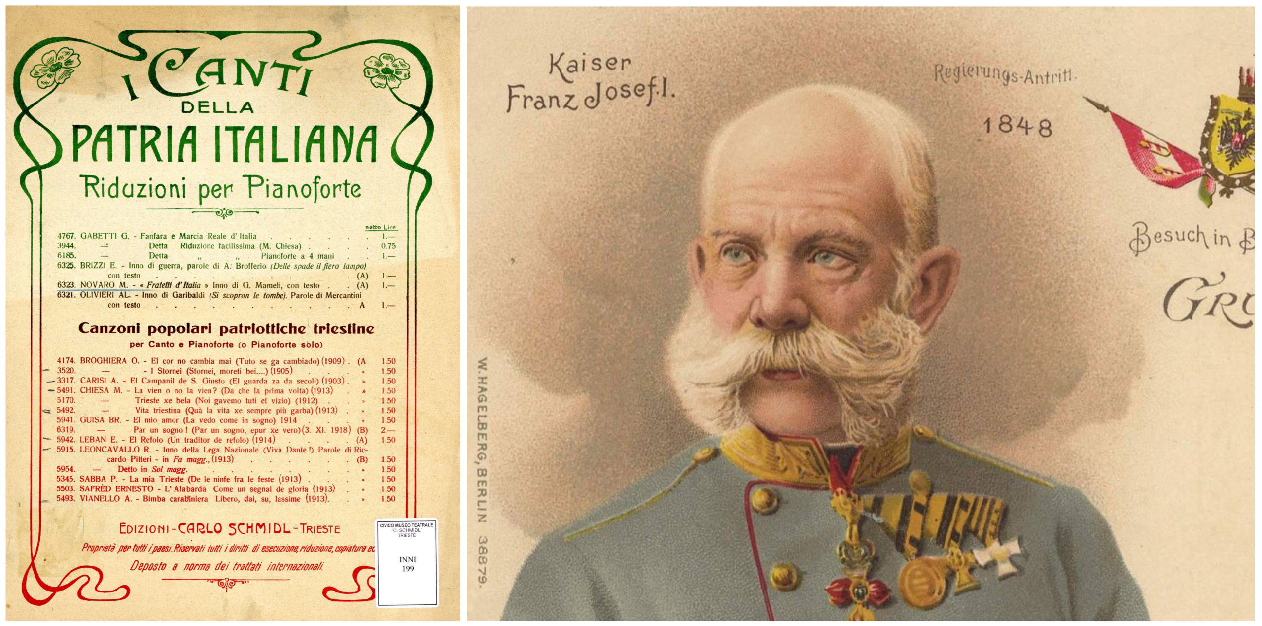 cantidella patria italiana e Franz Josef Austria