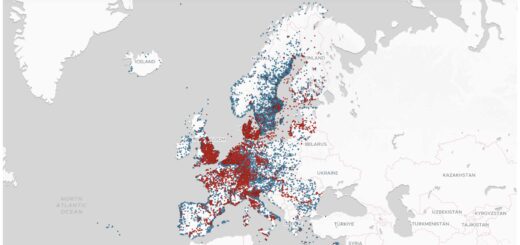 mappa inquinamento europa 2023