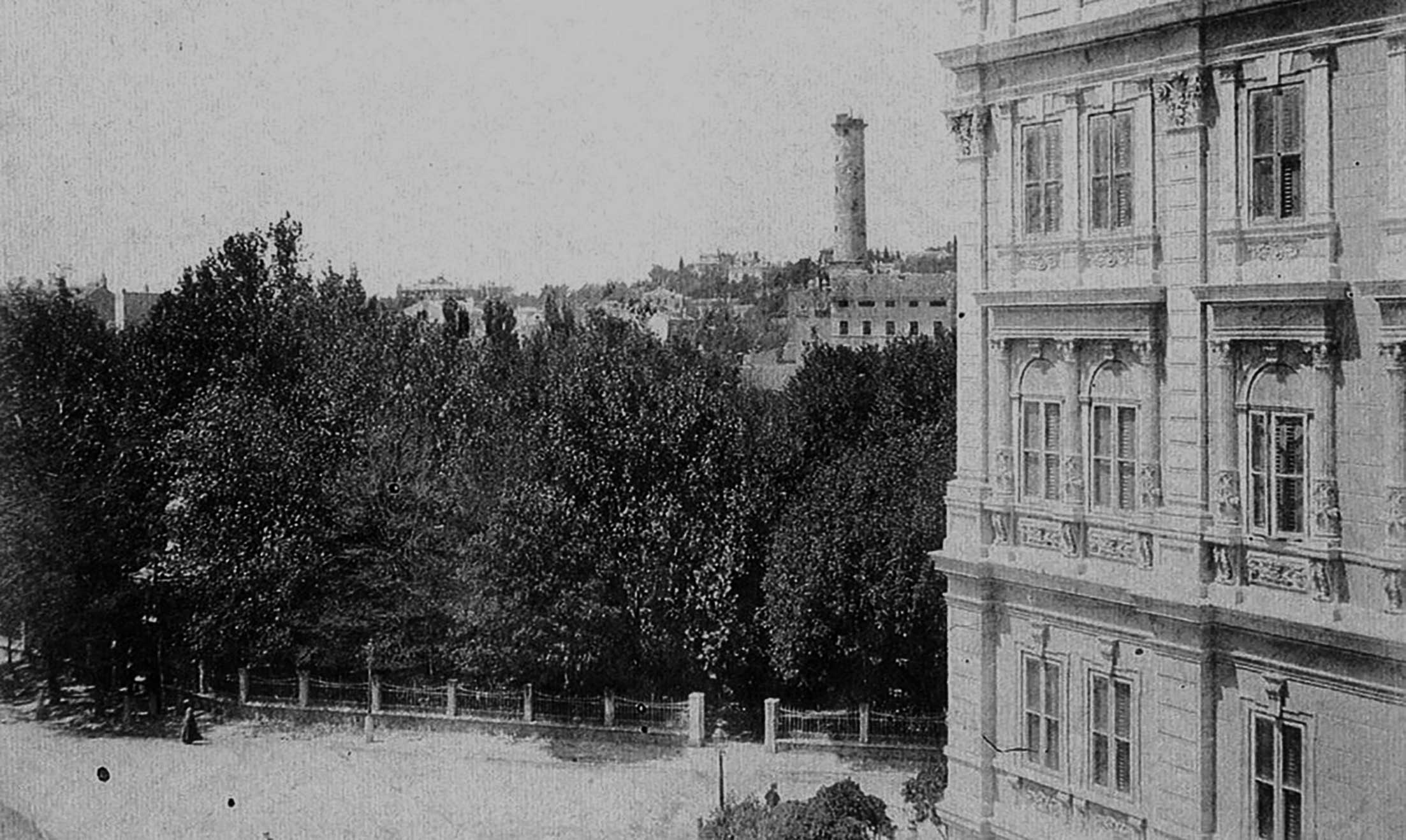 Largo del giardino con vista della Torre dei pallini, Civici Musei di Storia e Arte, 2/23802