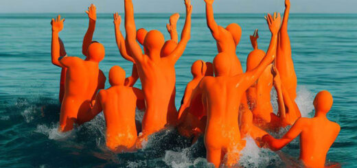 arancioni in mare