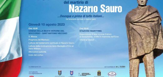Nazario Sauro cerimonia 10 agosto 2023