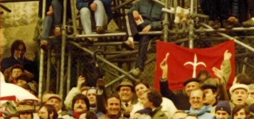 tifosi Triestina calcio anni '70 curva Sud