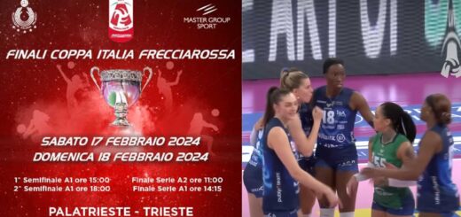 COPPA ITALIA FRECCIAROSSA - SEMIFINALI Lega Pallavolo Serie A Femminile Trieste