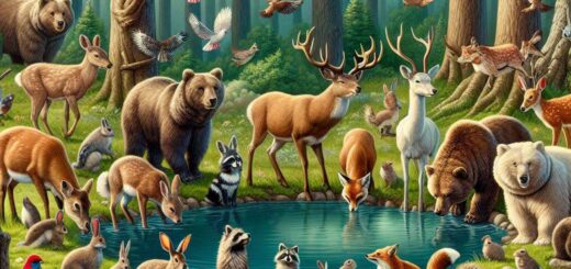 fauna selvatica animali selvatici nel bosco