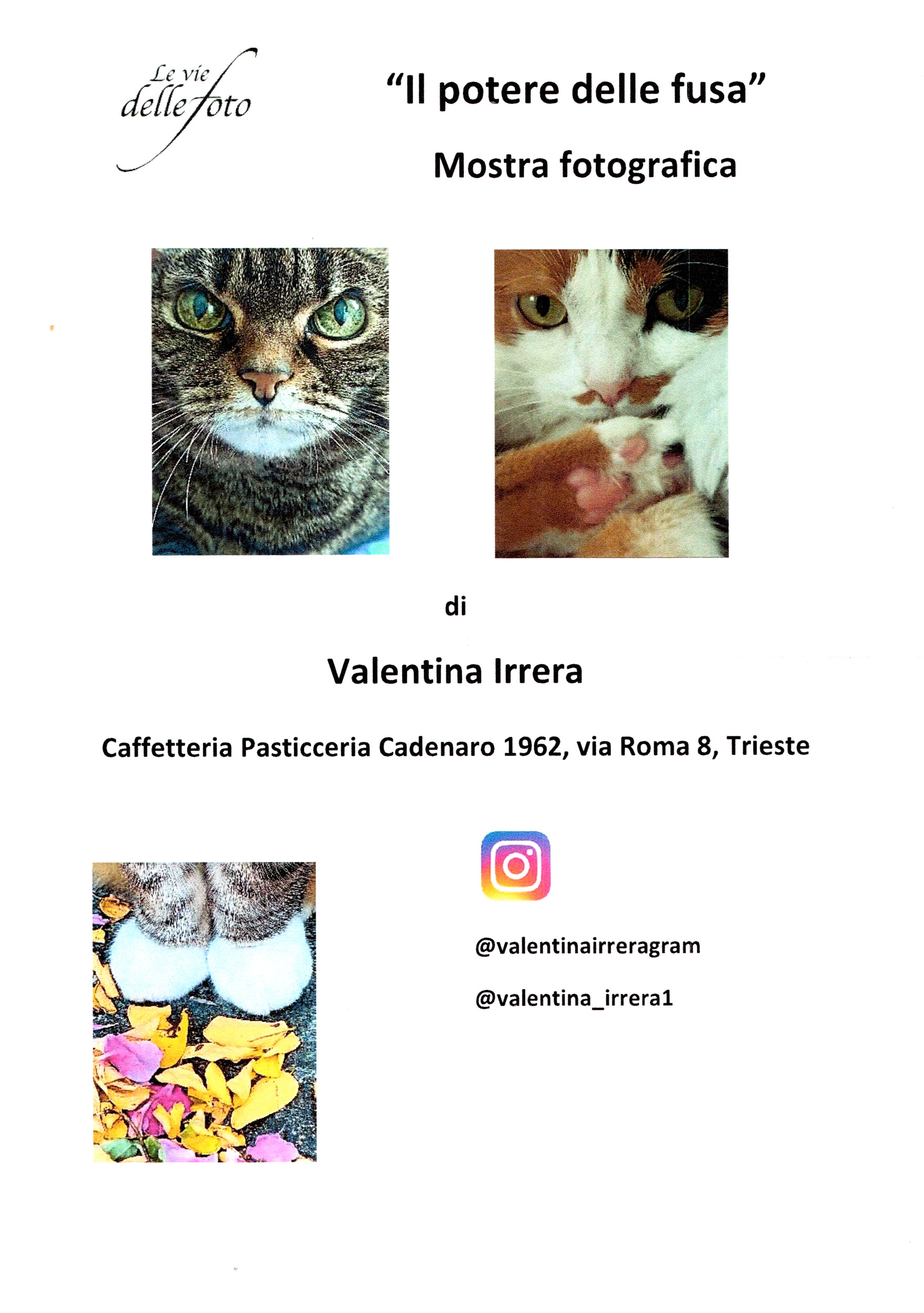 locandina mostra Valentina Irrera