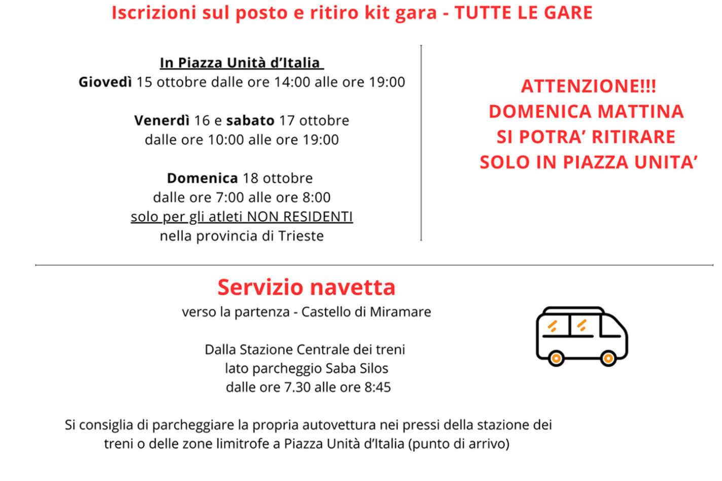 avviso corsa due castelli