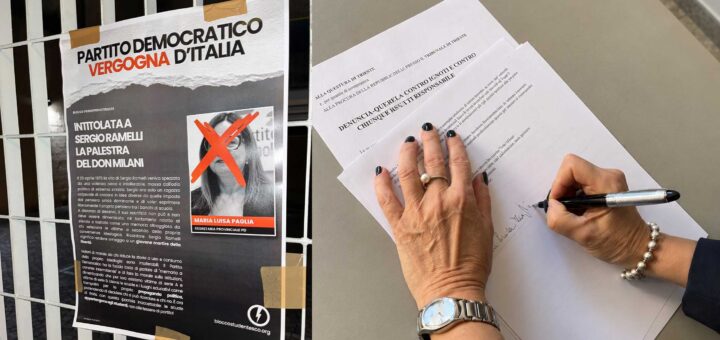 Maria Luisa Paglia PD denuncia autori volantino intimidatorio