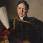 1) Autore ignoto, Ritratto di Gian Cristoforo Ritter de Záhony, olio su tela, 1829 circa. Gorizia, Fondazione Palazzo Coronini Cronberg.