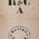 7) Marca da apporre sui sacchi della farina del mulino di Straccis, 1876. Archivio di stato di Gorizia, Archivio della Camera di Commercio di Gorizia.