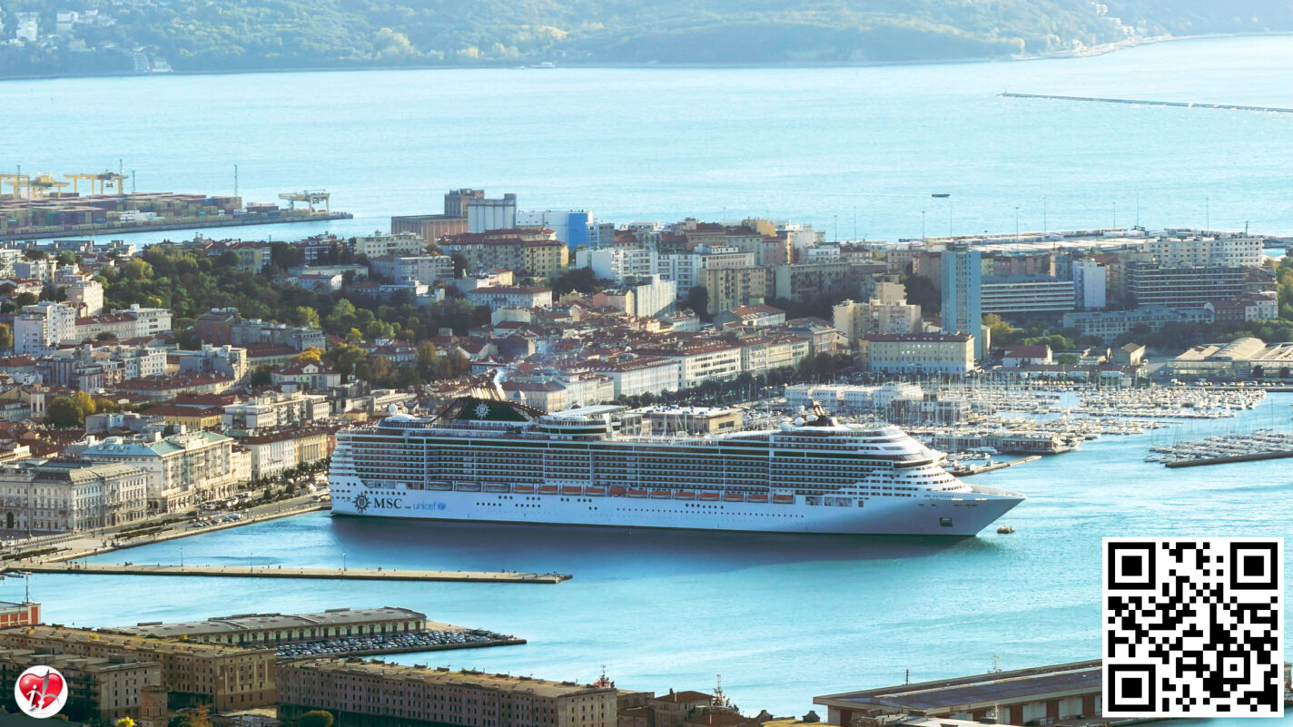 nave da crociera MSC Fantasia a Trieste