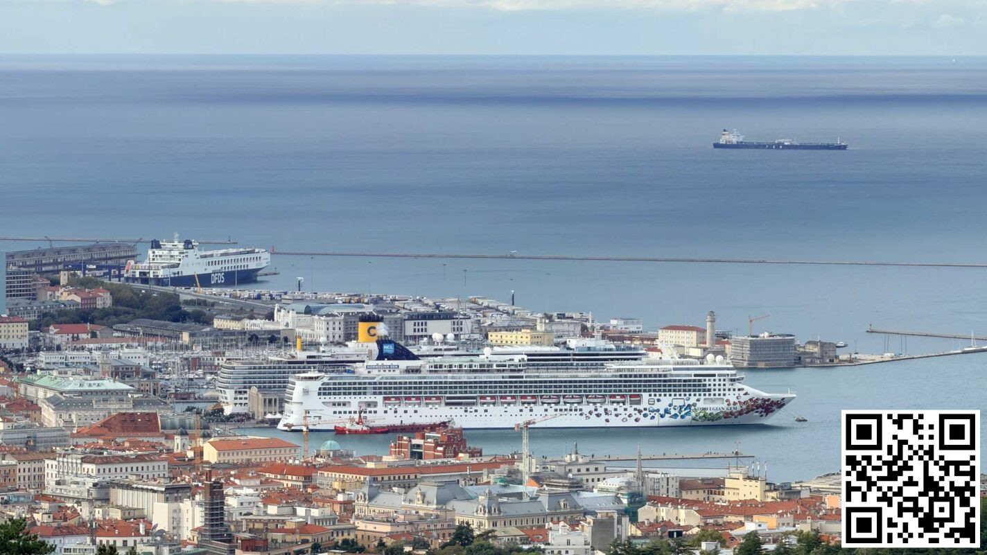 nave da crociera Norwegian Gem a Trieste