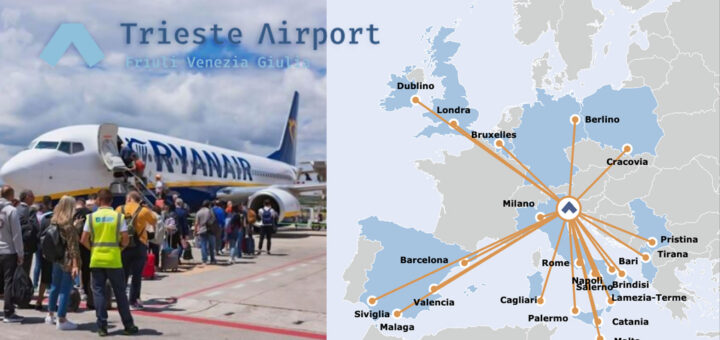 Trieste Airport voli diretti
